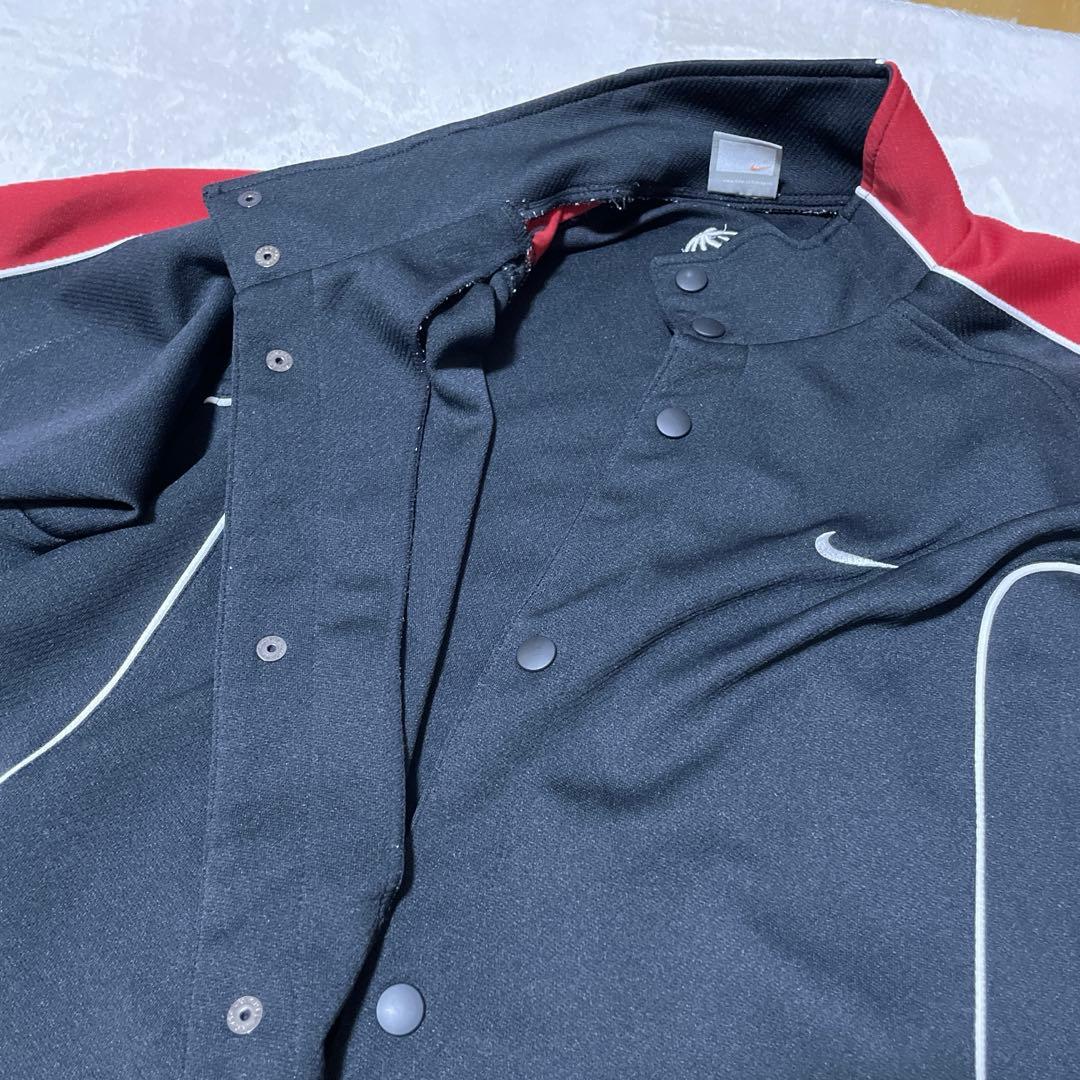Nike ナイキ オールドジャージ上下 バスケット スナップボタン L M 刺繍