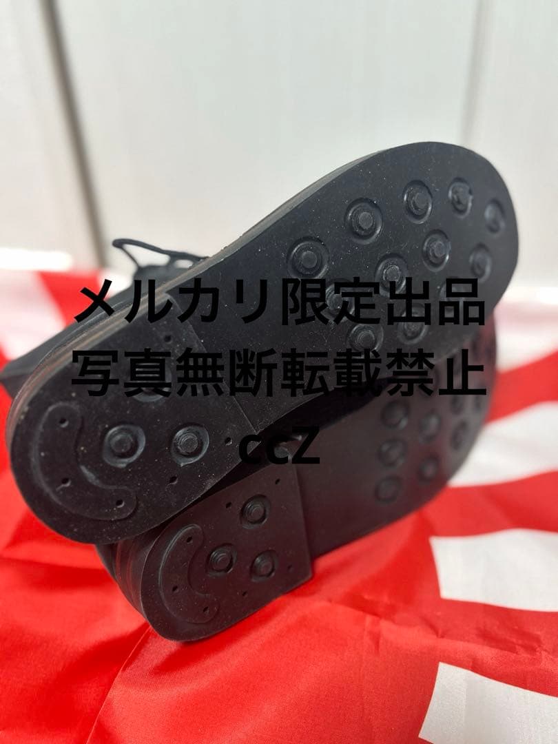 編上靴　黒　本革　ミリタリー