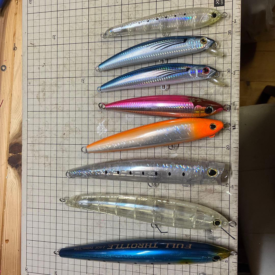 トップウォーター用ルアー 8個セット