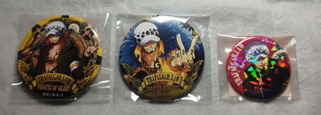 ワンピース　ONEPIECE　ロー　缶バッジ