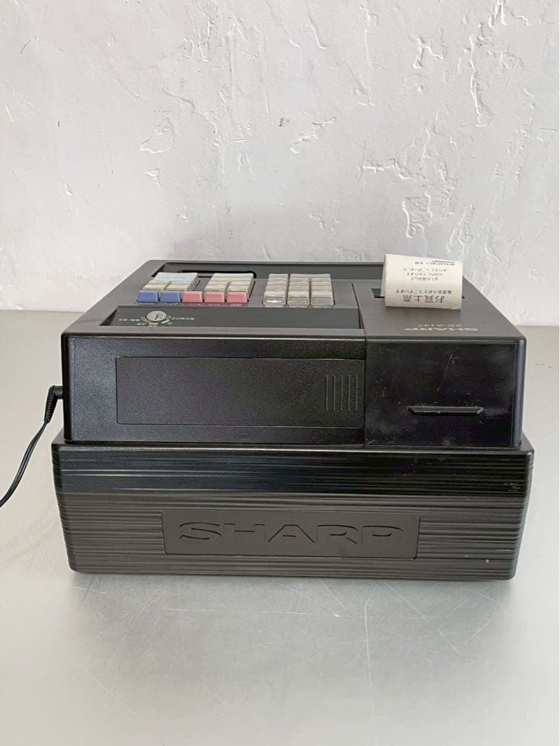 美品 SHARP 電子レジスタ XE-A147 ブラック レジスター シャープ