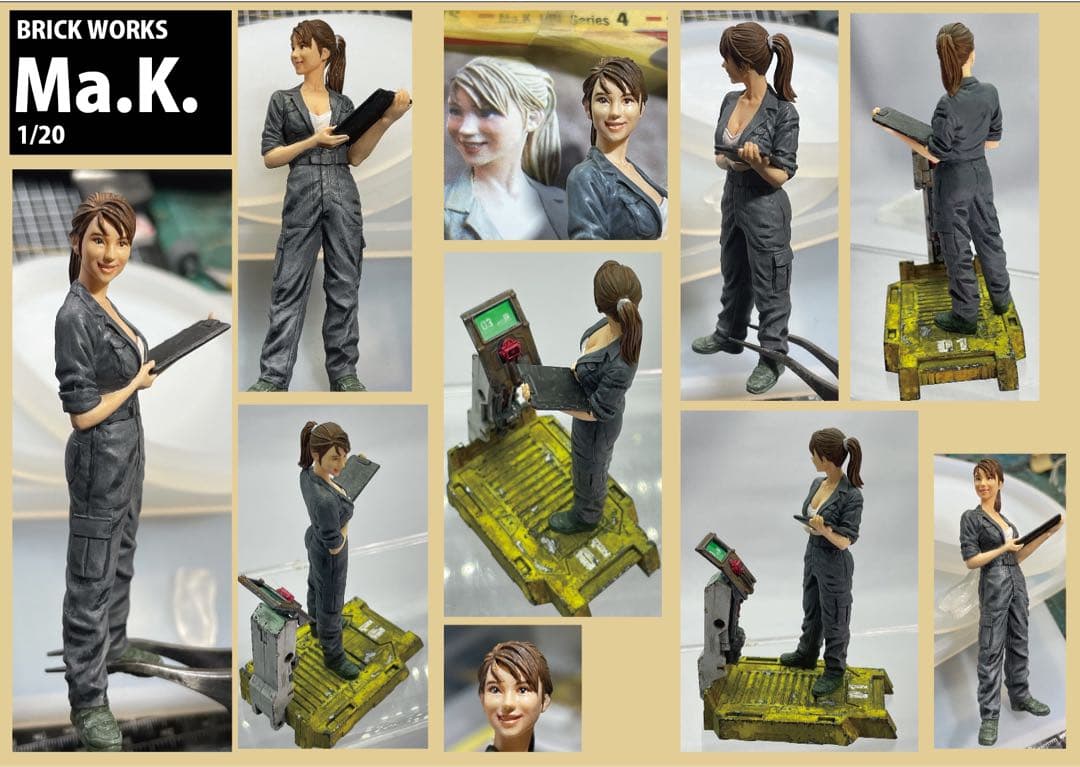 ブリックワークス　マルティナ技士　1/20 台座付き　完成品