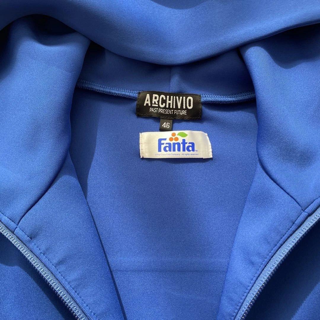 ARCHIVIO ジップアップパーカー 青