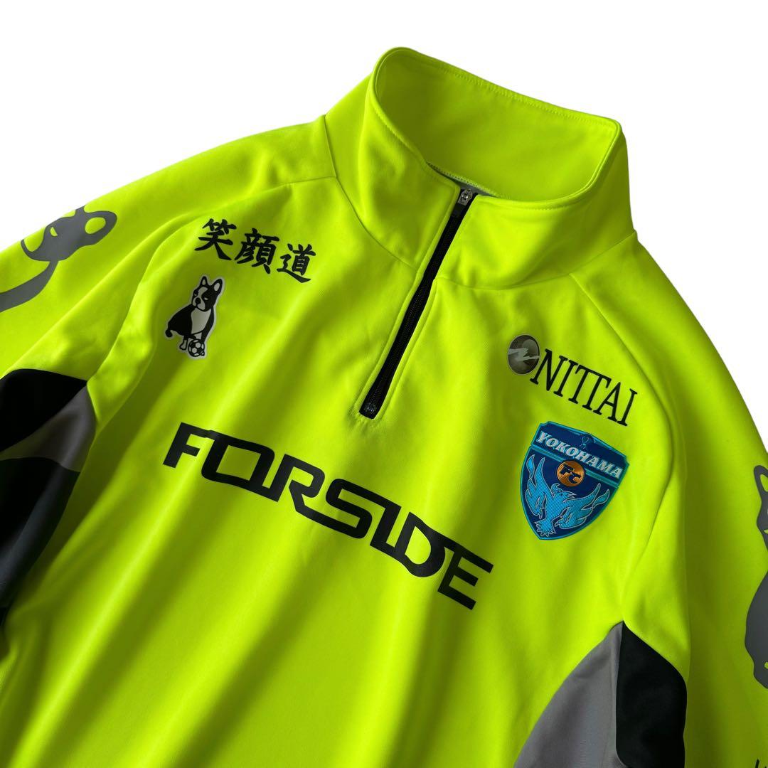 支給品 FC横浜 サッカージャンキー ハーフジップジャージ ジャケット