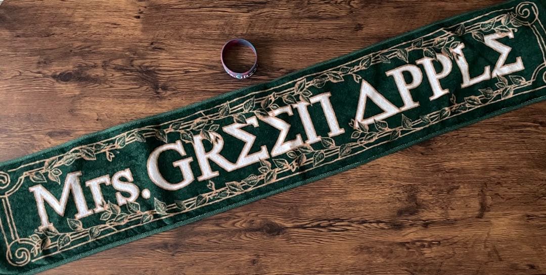 Mrs. GREEN APPLEライブタオル、ラバーバンド エデンの園