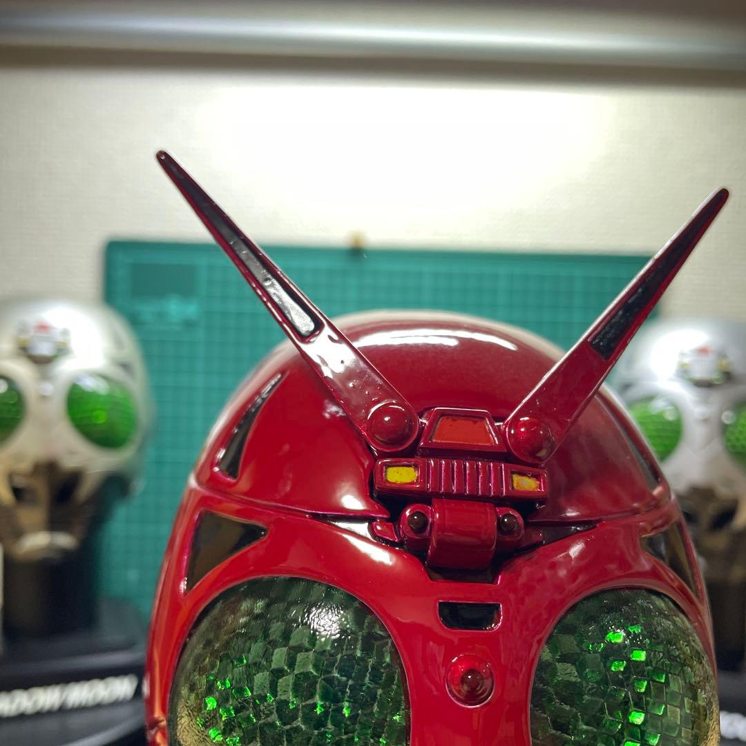 仮面ライダーシャドームーン SHADOW MOON レッド ヘルメット