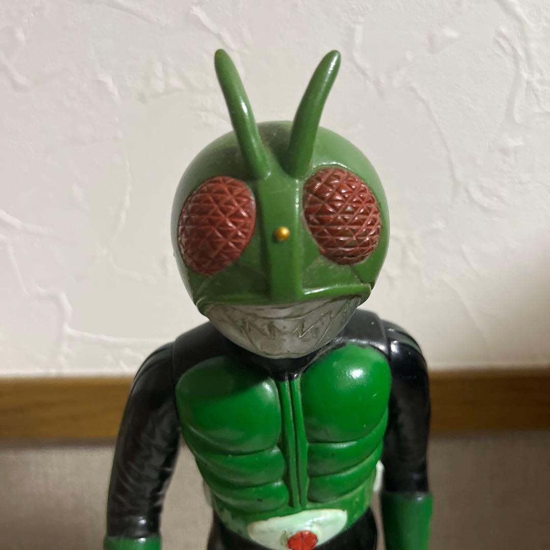 ⚠️当時物　旧バンダイ　仮面ライダー　ソフビ　約20センチ