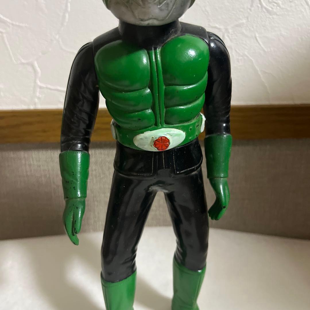 ⚠️当時物　旧バンダイ　仮面ライダー　ソフビ　約20センチ