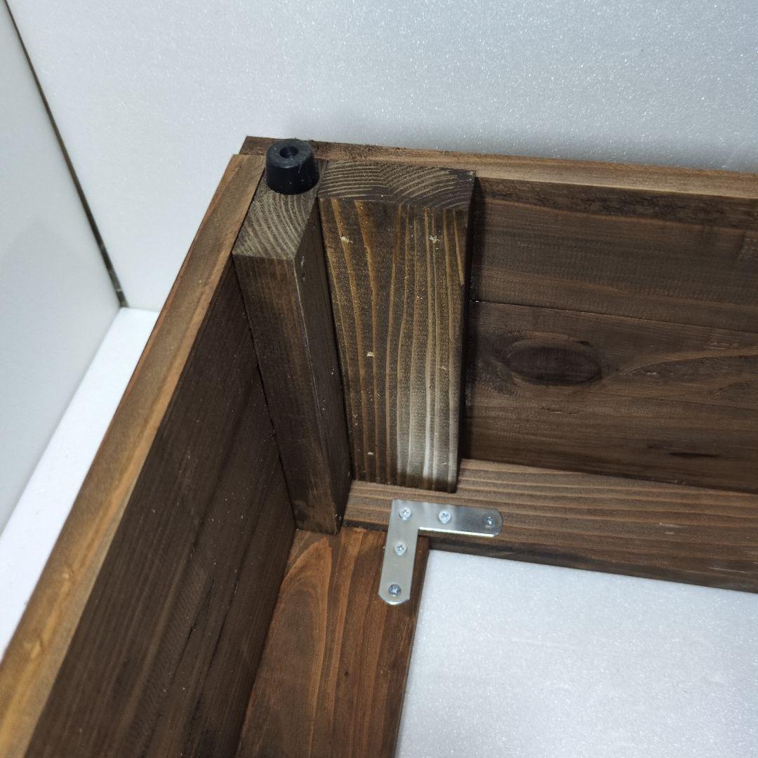 NV22 杉板カバーセット　オーバーフロー加工　木枠　ビオトープ　メダカ