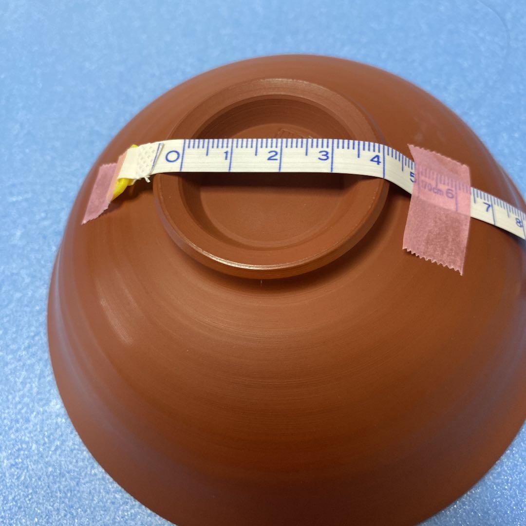 ＊- 50 抹茶茶碗　無名異焼き　中静玉山