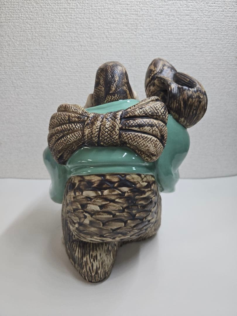 鯛持恵比寿　美術工芸　青磁　陶磁器　最終値下げ