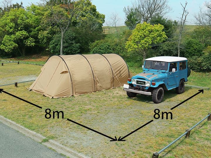 DODカマボコテント2 T5-489-TN オクラタープ&ポールセット