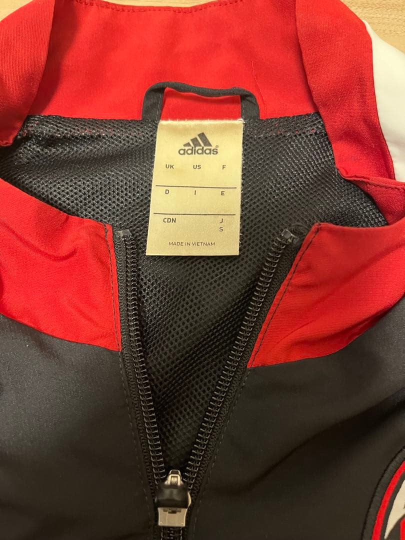 激レア　00s adidas ACミラン　セットアップ　ナイロンジャケット