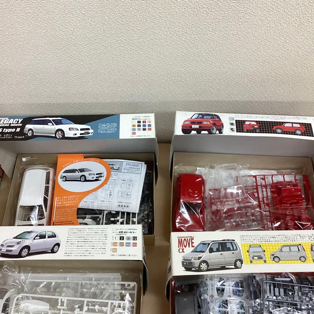 フジミ模型 1/24スケール ハスラーなど現行車含むプラモ9個セット 未組立品