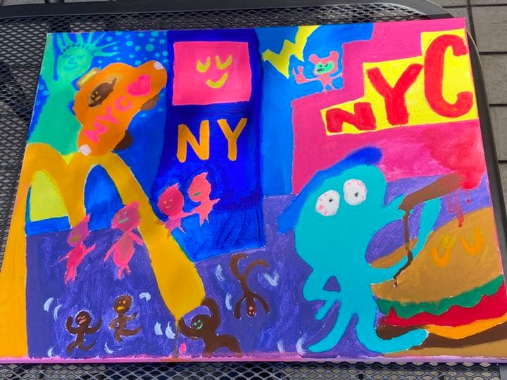 絵画 NYpuppu2021