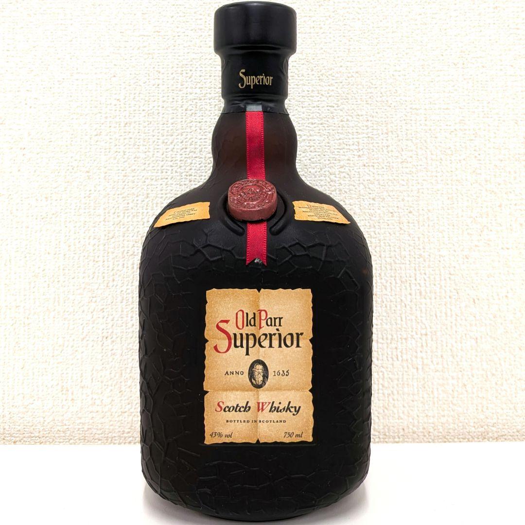 オールドパー　スーペリア　750ml 43％　古酒　未開栓　箱あり