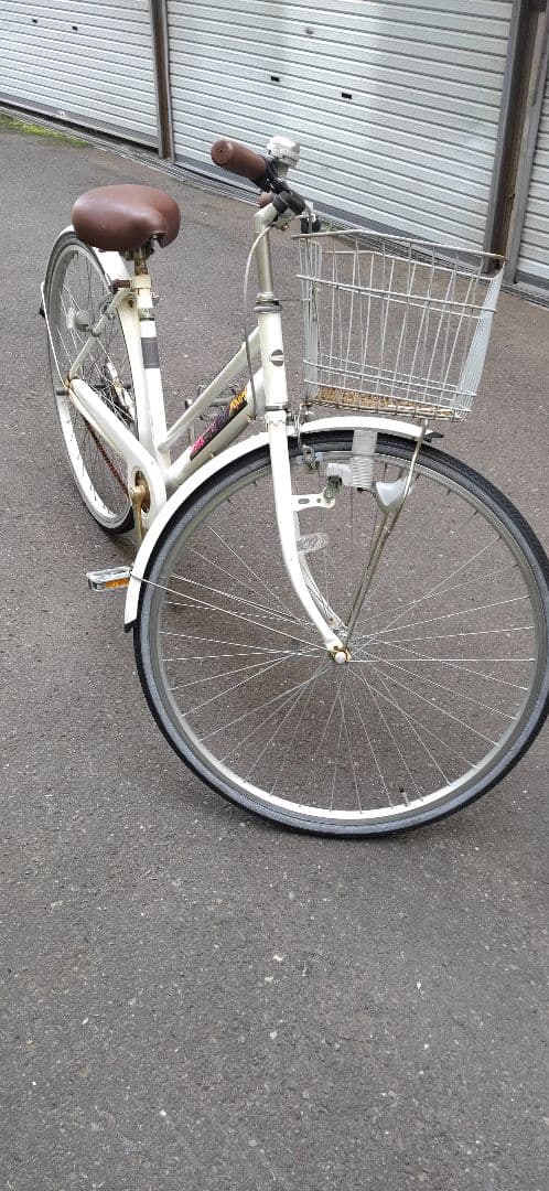 【札幌市内に引き取り限定】シティサイクル 27インチ ホワイト