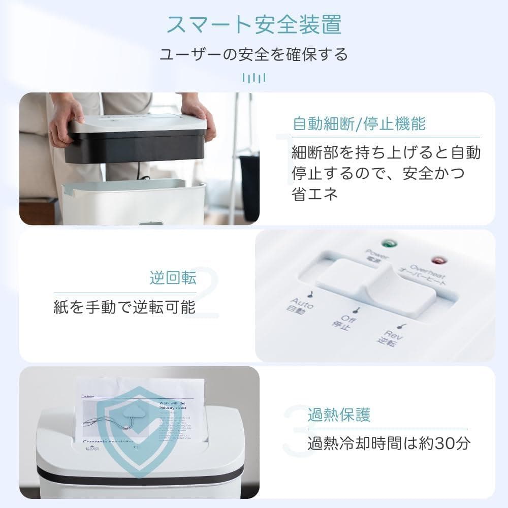 彡新品彡Gulcircle シュレッダー 電動 業務 4*40mm マイクロ