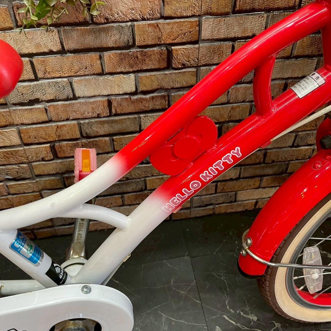 【103】子供用自転車 子供車 HELLO KITTY レッドホワイト