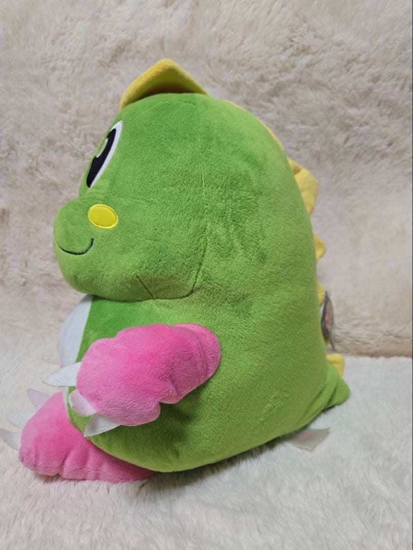 【レア】バブルボブルのぬいぐるみ　バブルンXL 美品