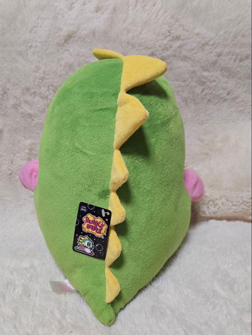 【レア】バブルボブルのぬいぐるみ　バブルンXL 美品