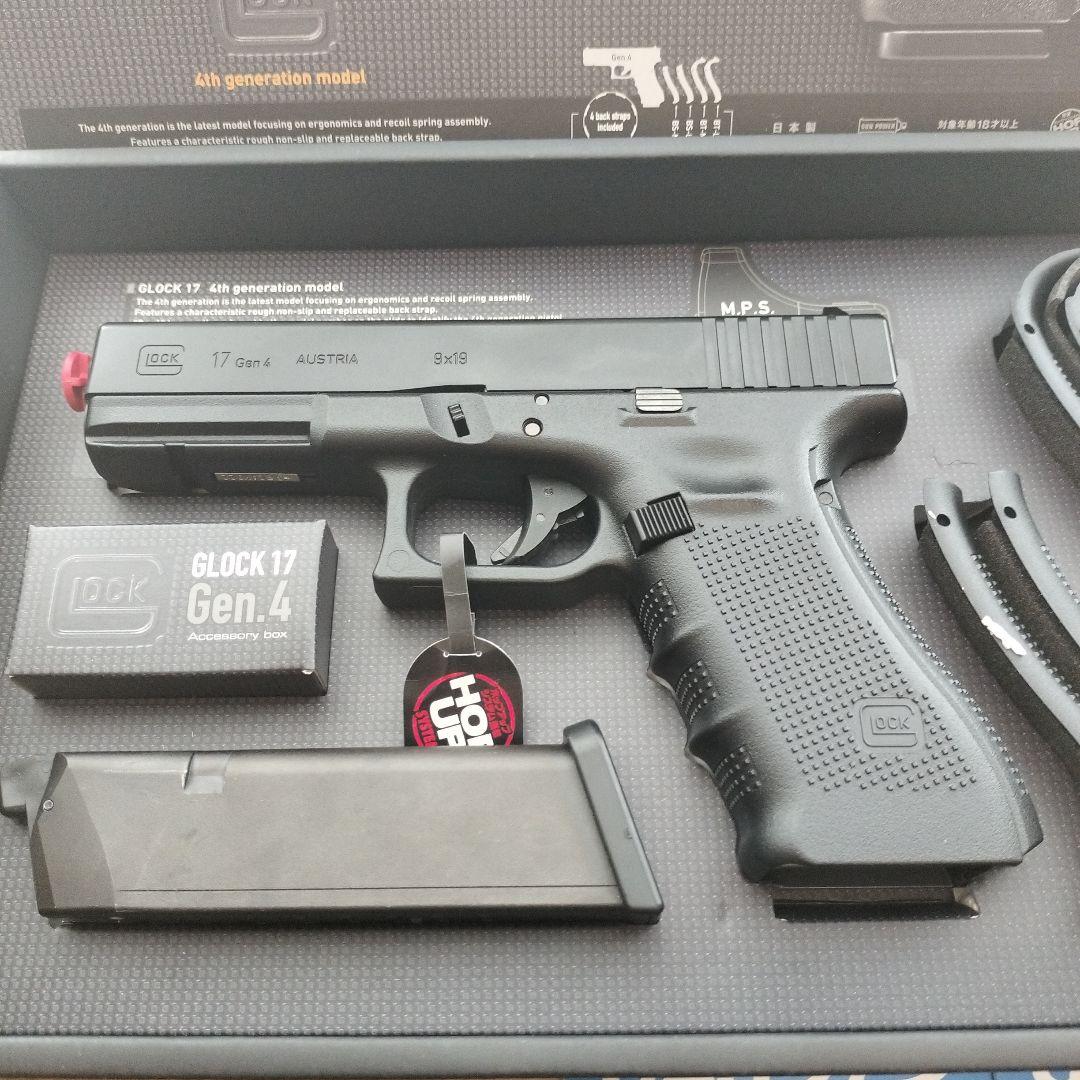GLOCK 17 Gen.4 ガスブローバック 予備マガジン4本付