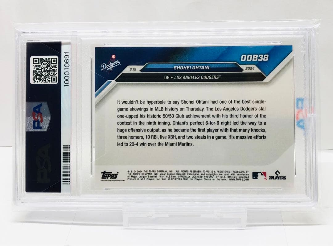 PSA10 大谷翔平 2024 Topps 50/50 Gold ODB38