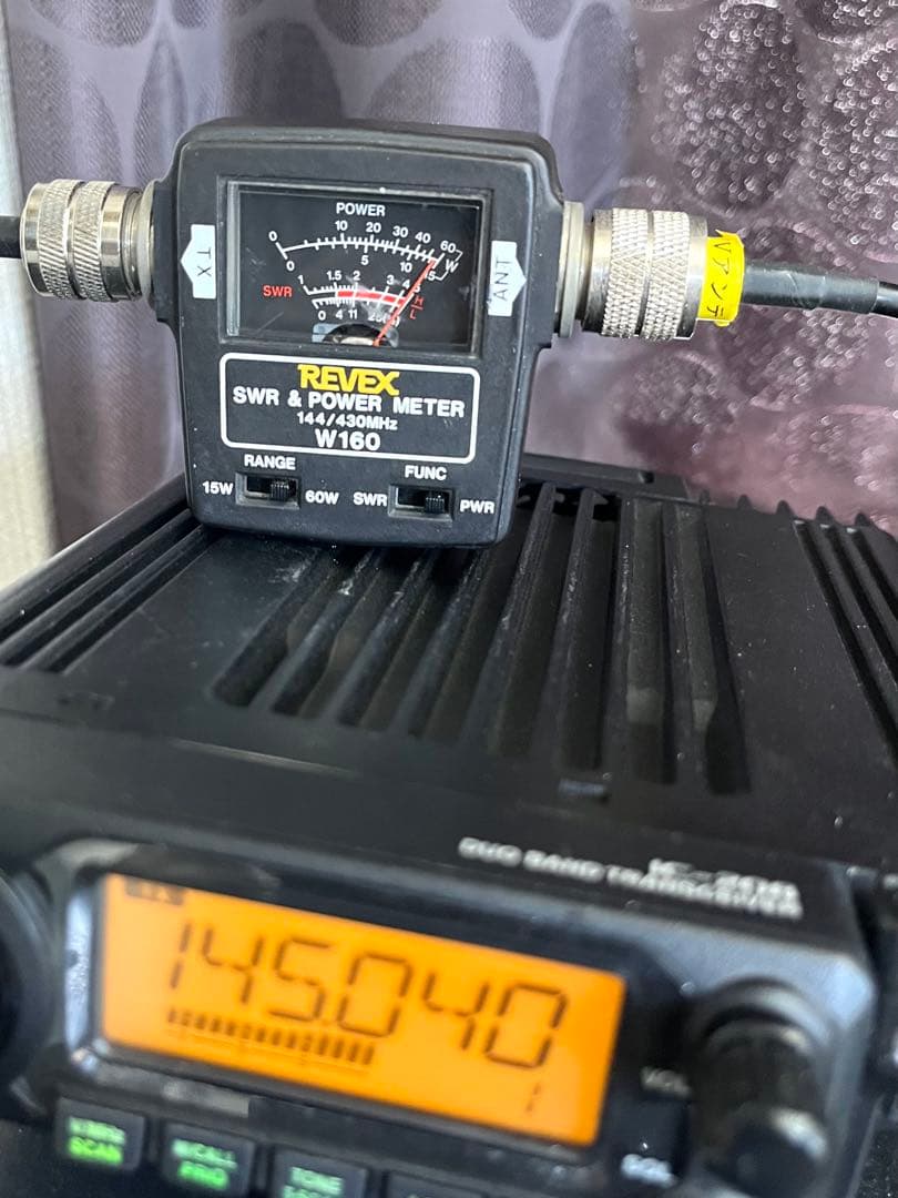 IC-208D 144mhz/430mhz FM 50W 広域受信機能付き