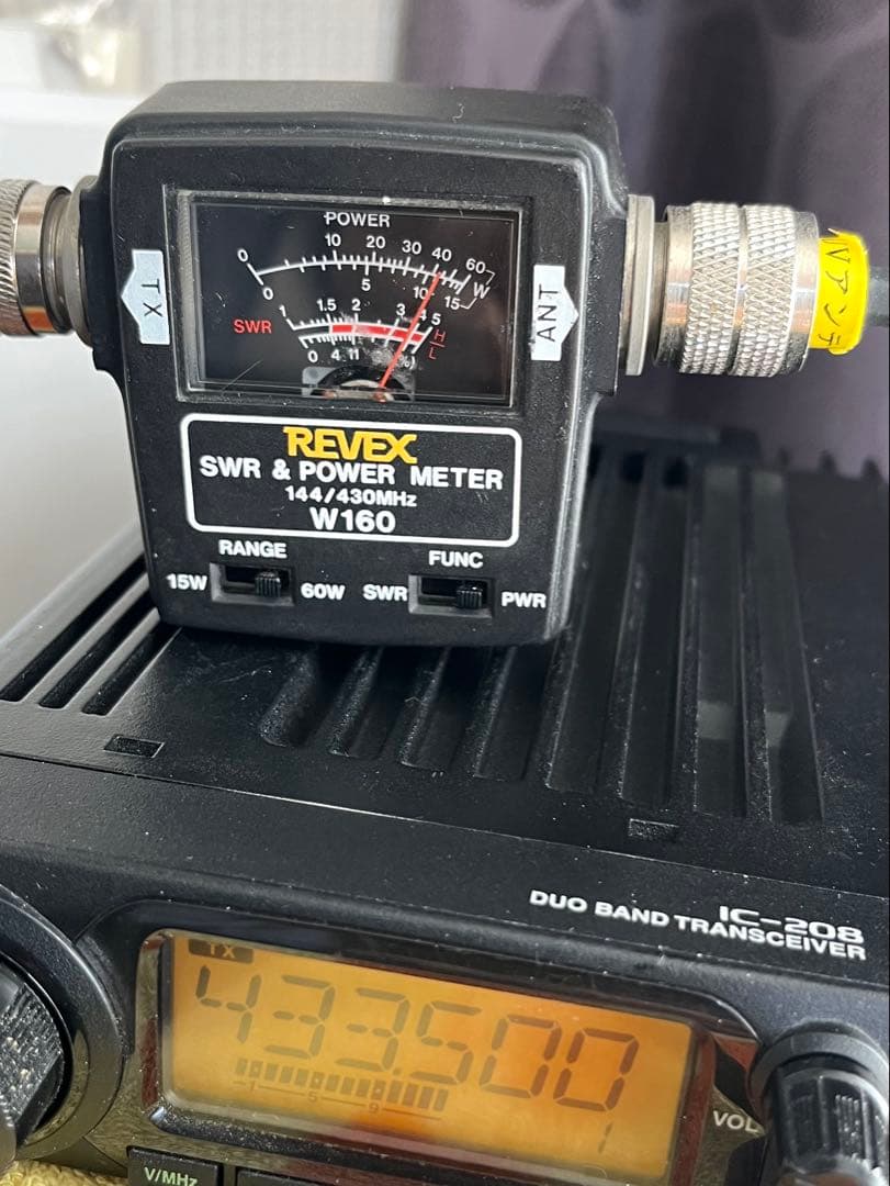 IC-208D 144mhz/430mhz FM 50W 広域受信機能付き