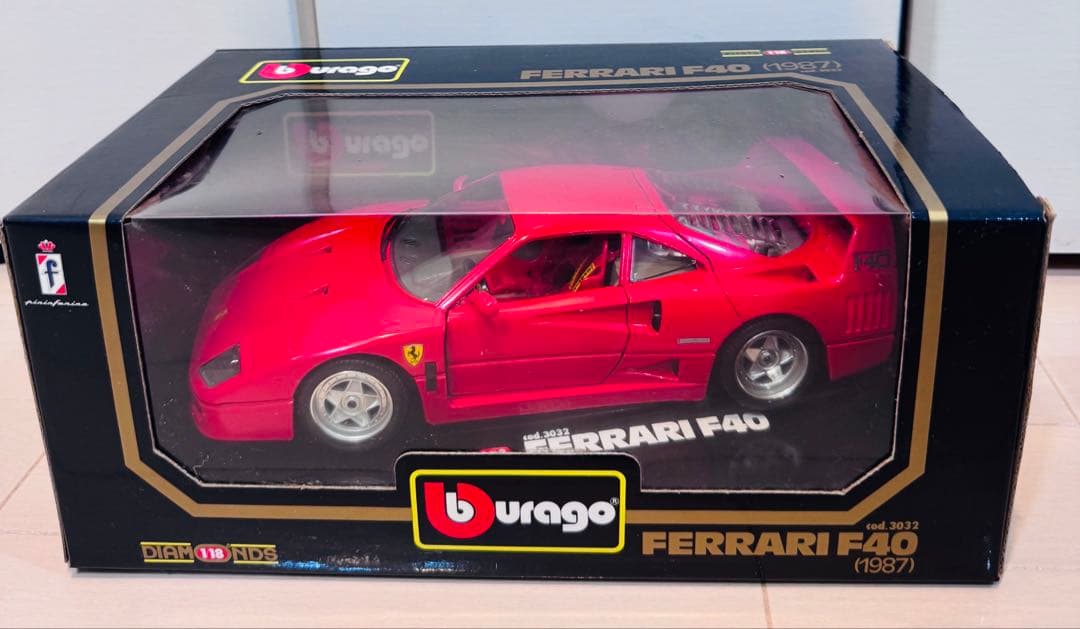 【未使用】　ブラーゴ　フェラーリ　1991 1987 1/18