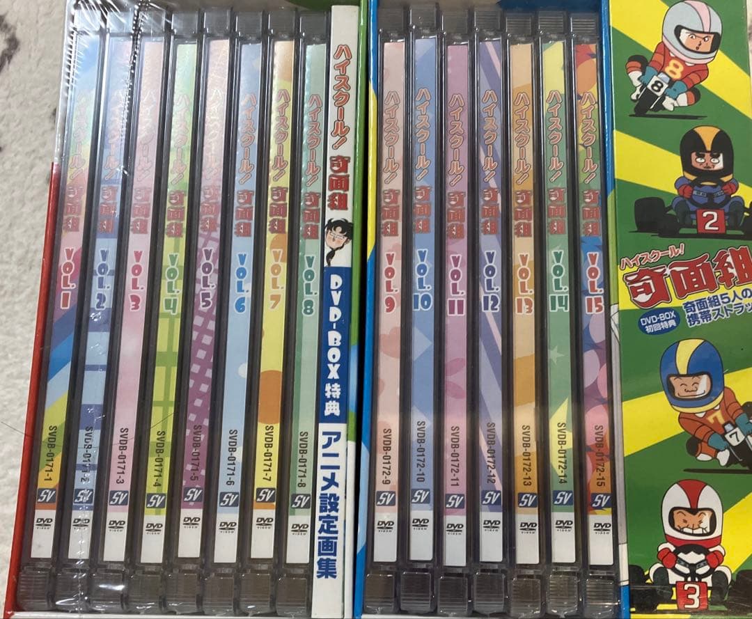 【新品未開封】ハイスクール!奇面組 COMPLETE DVD-BOX1・2