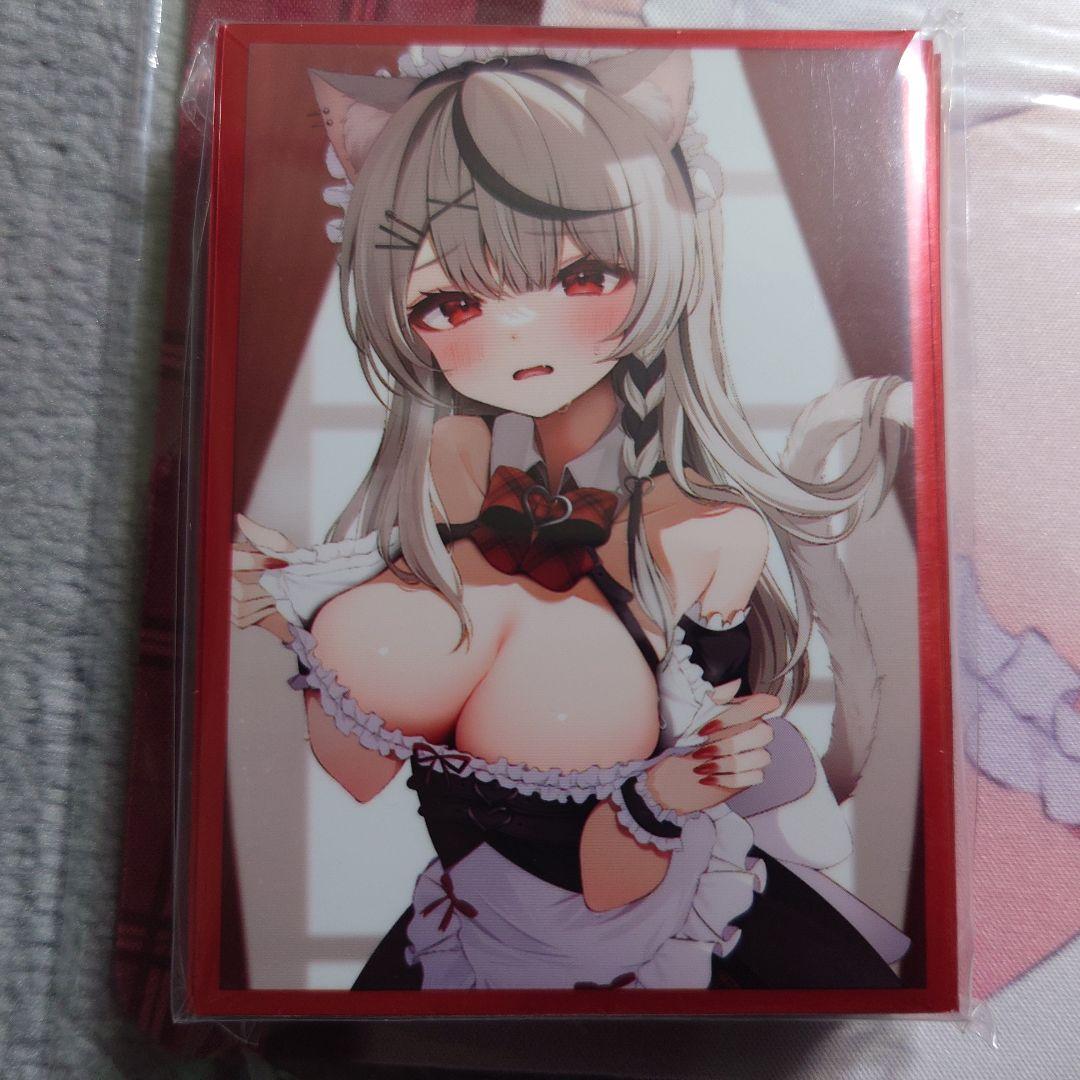 α1 ホロライブ 胸元&猫耳メイド 沙花叉クロヱ スリーブ&プレイマット