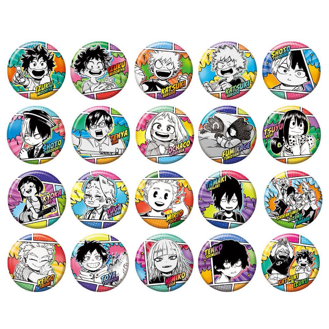 ヒロアカ　コレクション缶バッジプチ　子供時代　全20種　セット　コンプ　BOX