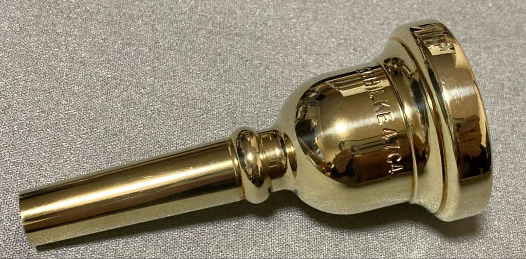 シルキー　SCHILKE 47C4 メッキ　トロンボーン　マウスピース　中細管