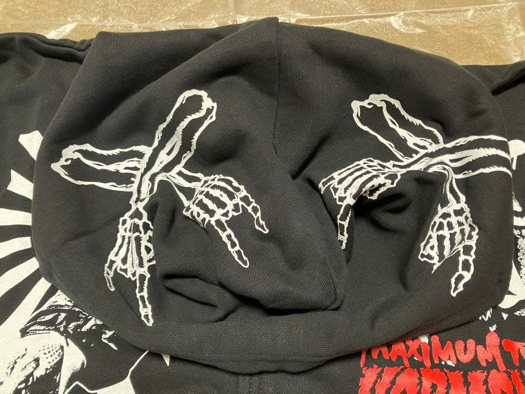 マキシマム ザ ホルモン ハードコアチョコレート ヘドバン大虐殺 パーカー L