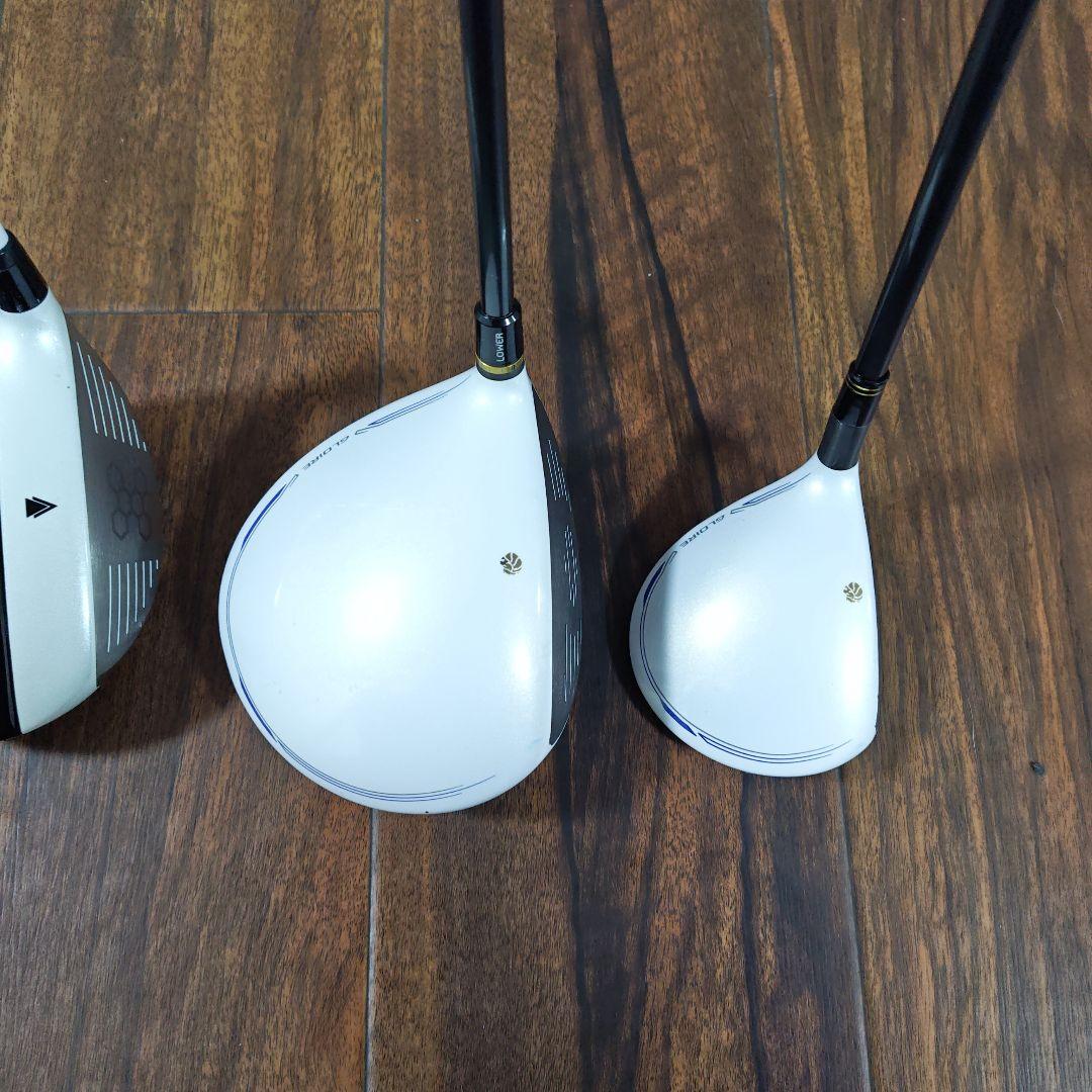 GLOIRE F11度、19度、ヨネックス i-EZONE10度SRシャフト3本