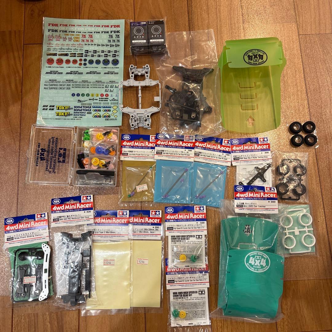 ミニ四駆　セット売り　ピットボックス　サンダーショットmk2