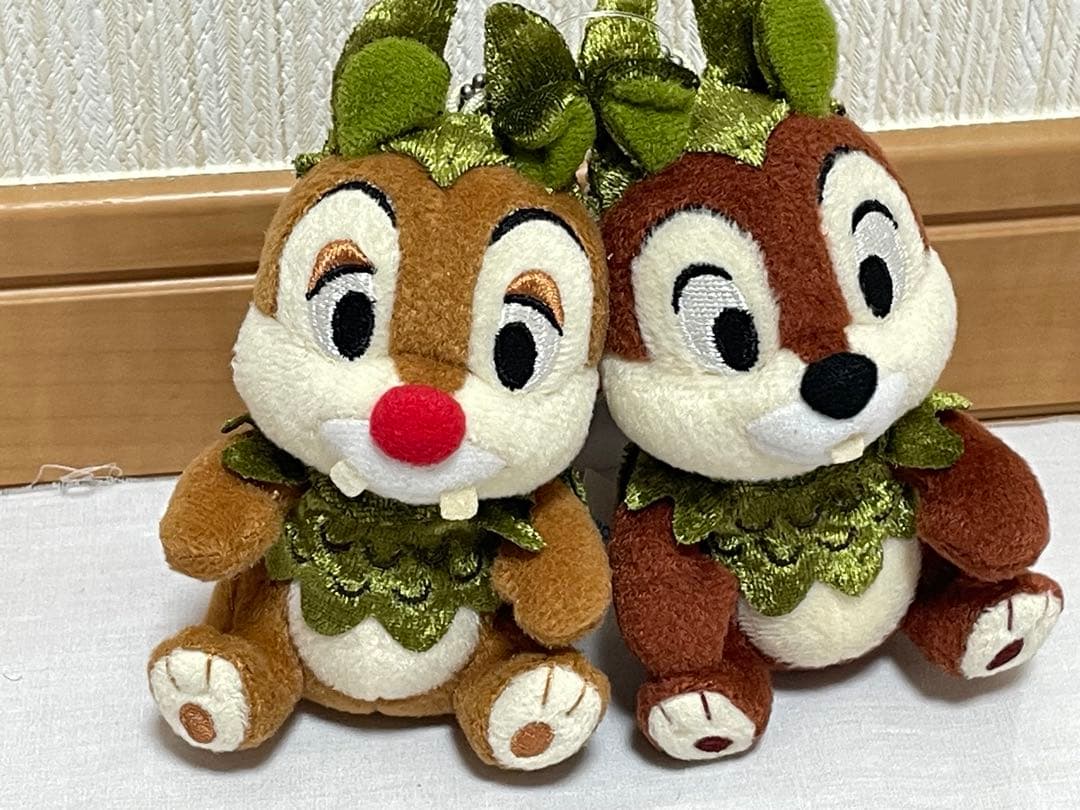 【未使用】ディズニーランド チップとデール ぬいぐるみ ハロウィン限定 タグ付き
