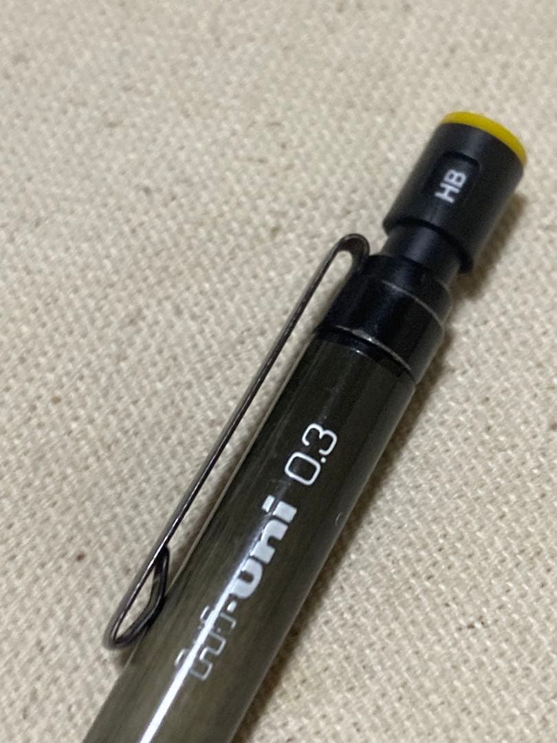 三菱鉛筆　Hi-uni3050 0.3 グレー　カーボン