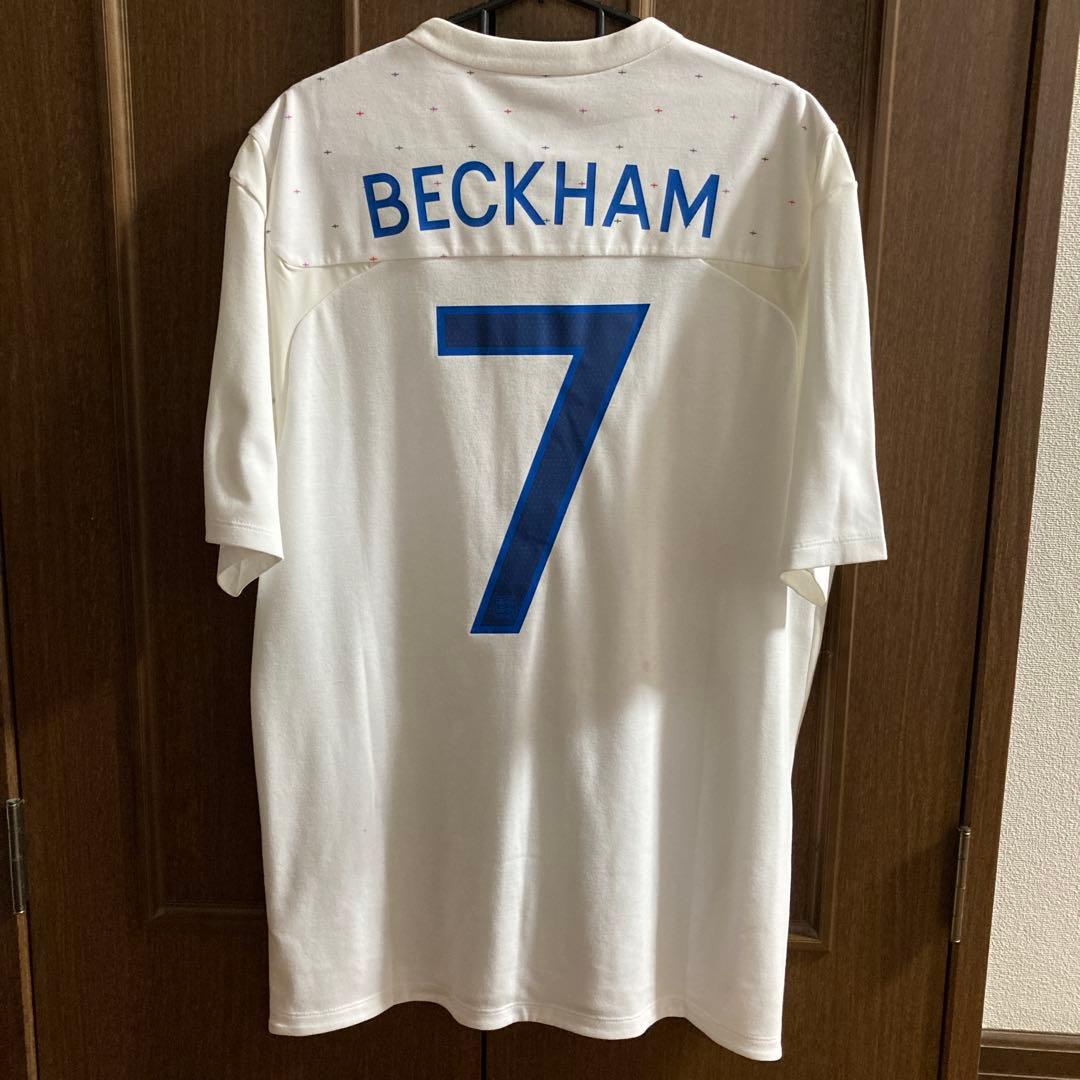 新品！タグ付き！イングランド代表　2010年　ベッカム　ホーム　ユニフォーム