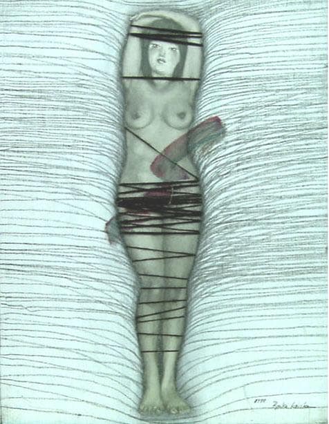油絵 菅家令子 絵 絵画インテリア 額付(白) F6-202023 人物 女性像