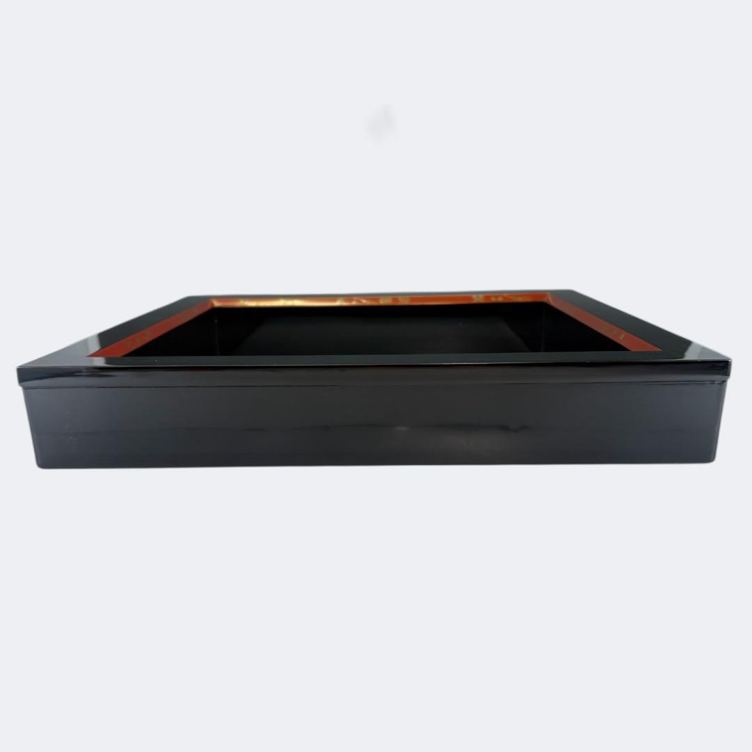 【中古品】一兆造　宝づくし炉縁（共箱）