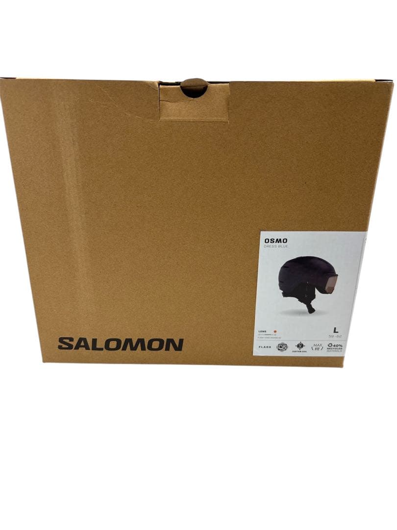 【新品・未使用品】SALOMON OSMO ヘルメット Lサイズ 黒