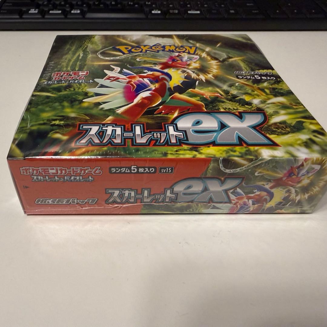 ポケモンカードゲーム　スカーレットexシュリンク付き未開封ボックス