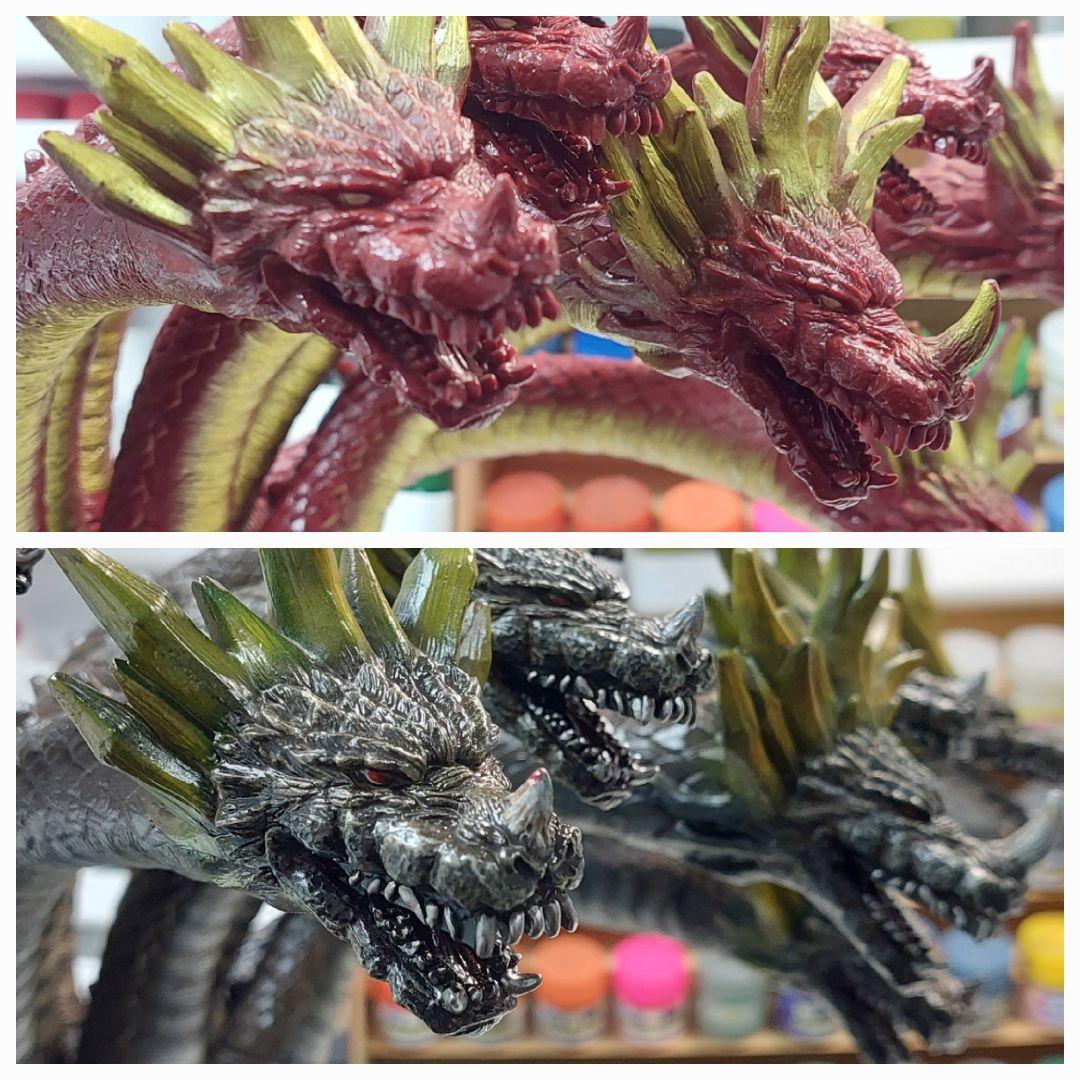 ヤマタノオロチ 特大ソフビフィギュア６０センチオーバー！フルリペイント塗装作品