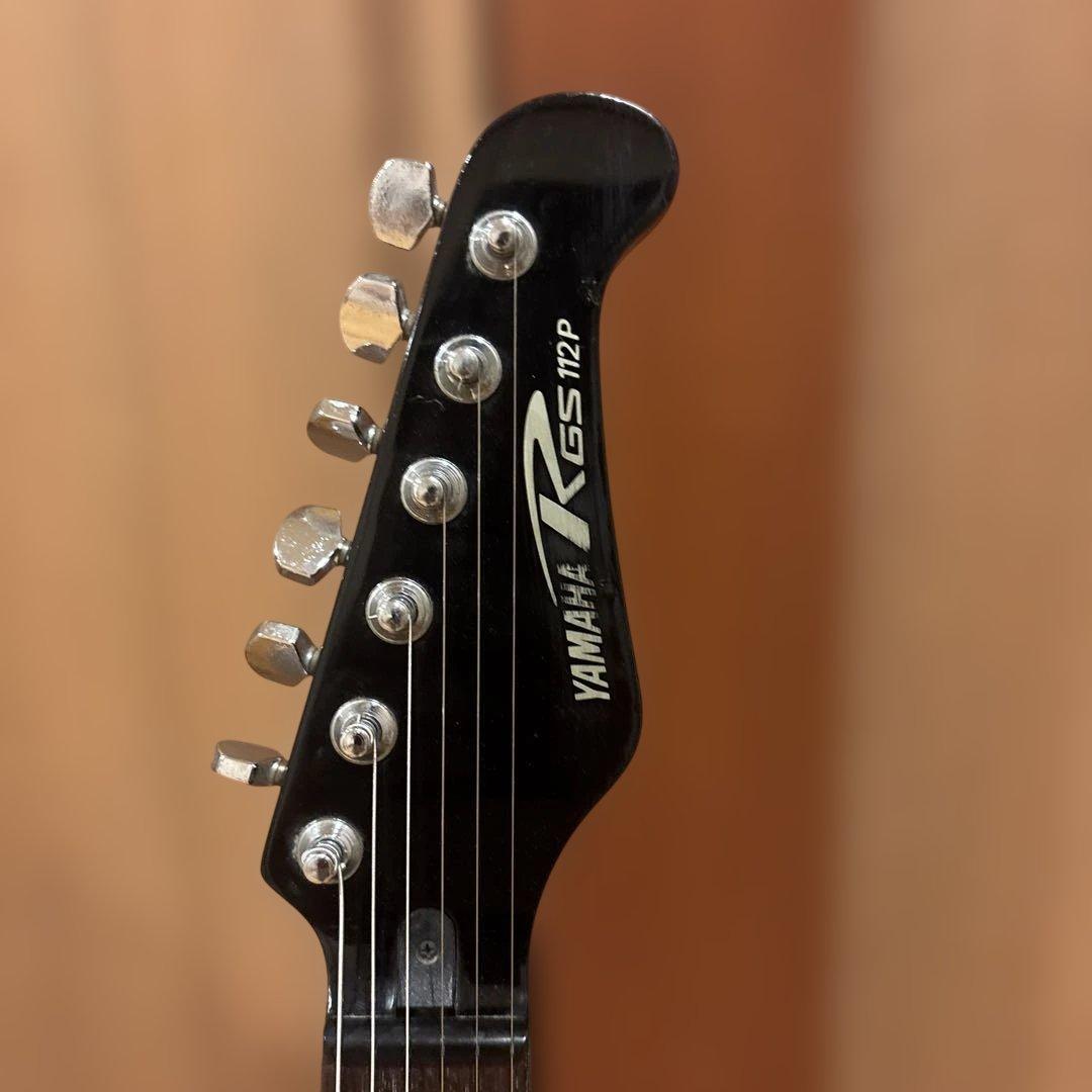 YAMAHA RGS 112P ブラック色 エレキギター アーム付 新品弦張替済