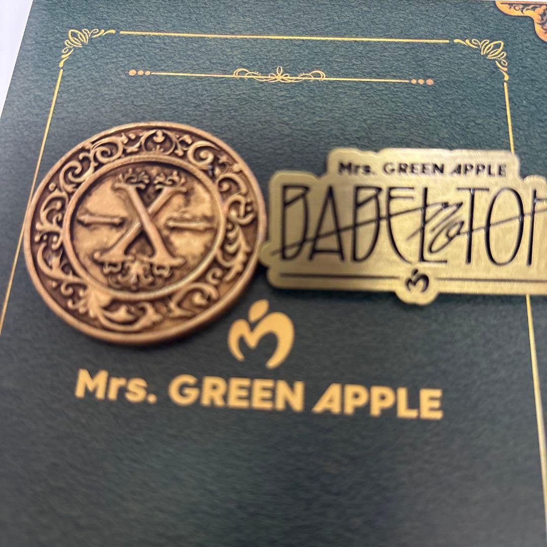 Mrs. GREEN APPLE バッジセット