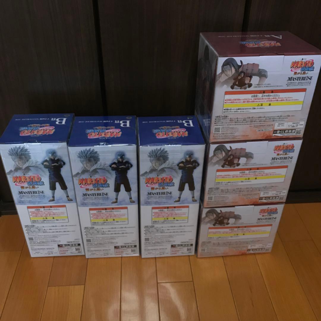 一番くじ　NARUTO疾風伝　繋がる思い　千住柱間　千住扉間　A賞　B賞　各3体