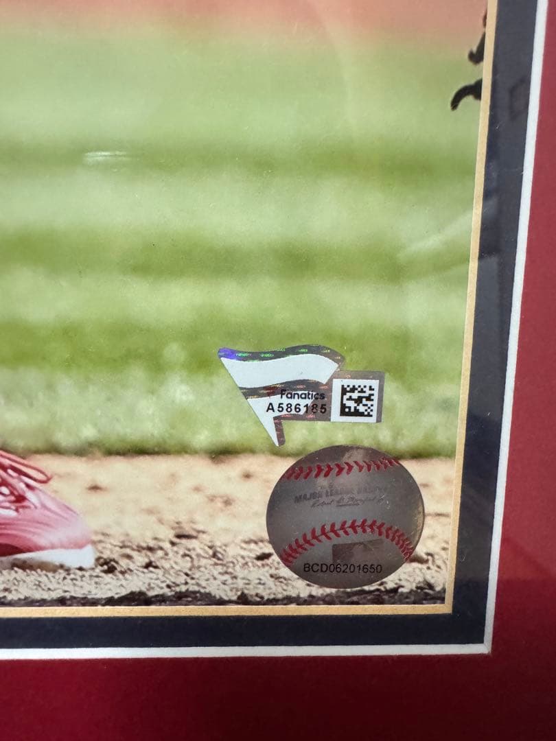 【直筆サイン】大谷翔平 特大写真 Fanatics& MLB公式ホログラム 額縁