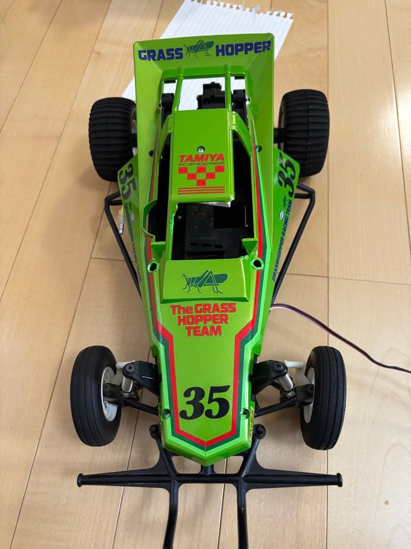 オフロードRCカー 青色 電子機器付き